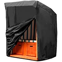 SIRUITON Funda Protectora para sillón de Playa (Oxford 420 D)- Silla de Mimbre- Cubierta Protectora Impermeable para la…